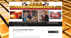 Desktop Screenshot of howtowingameshows.com